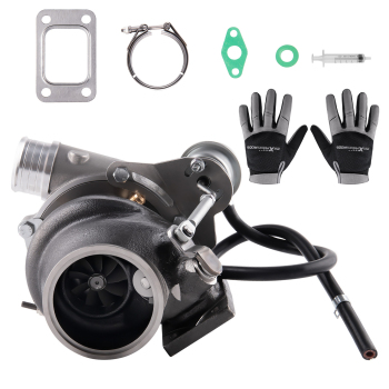 Racing T25 Dual Ball Bearing Turbo 0.70 AR 350-660HP Ruota Billet per 1.4L-3.0L