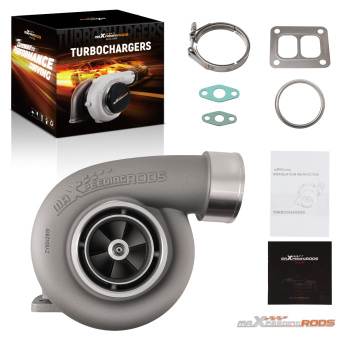 Universal GT45 GT45R Turbocompresor T4 V-band brida A/R 0.66 A/R 1.05 600+HP