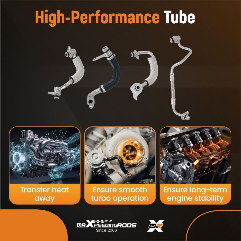 Turbo Kit compatible for BMW 320i 328i 520i 528i X1 X3 Z4 xDrive N20B20A + Oil Coolant Line