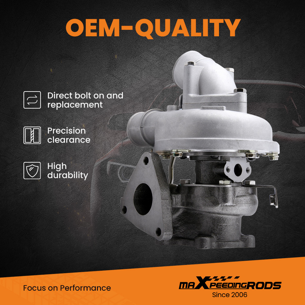 Turbo Turbocharger compatible for Nissan Navara D22 3.0 L ZD30 HT12-19B 14411-9S000