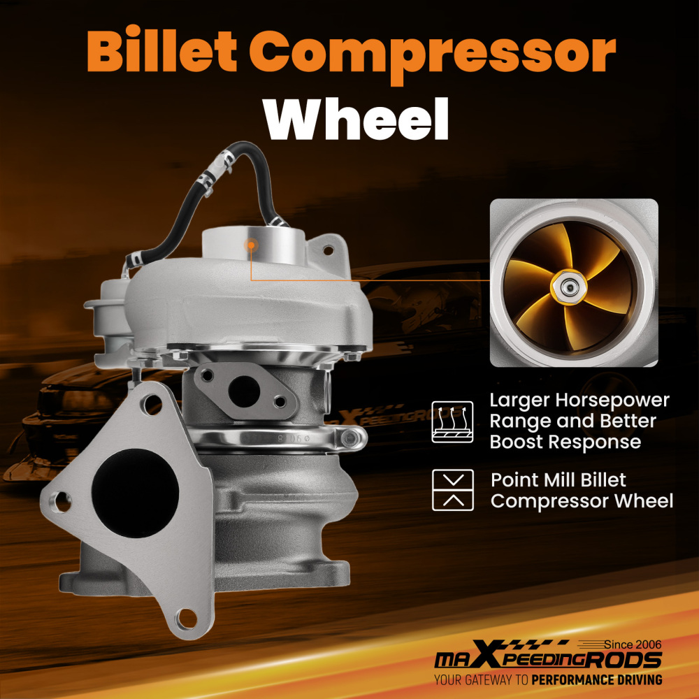 Billet RHF55 VF52 Turbo compatible for Subaru WRX Legacy compatible for Forester Outback 2.5L 14411AA800