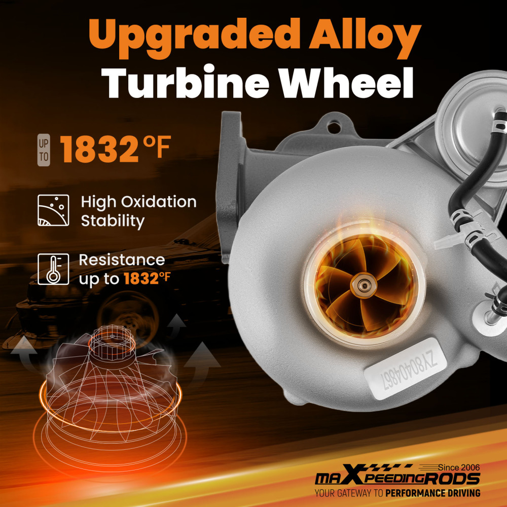 Billet RHF55 VF52 Turbo compatible for Subaru WRX Legacy compatible for Forester Outback 2.5L 14411AA800