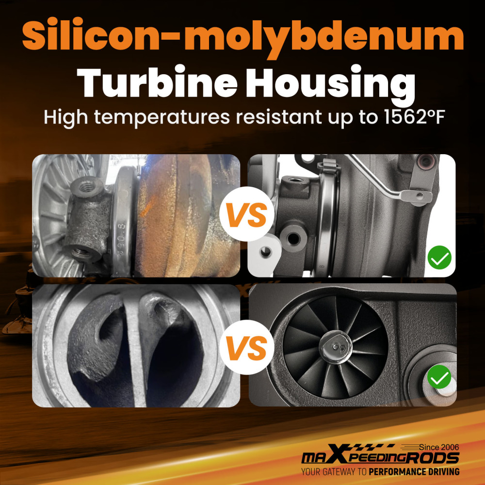 VF52 Billet compatible pour Subaru Impreza Turbocharger 14411-AA800 Water Cooling 40-30186 R