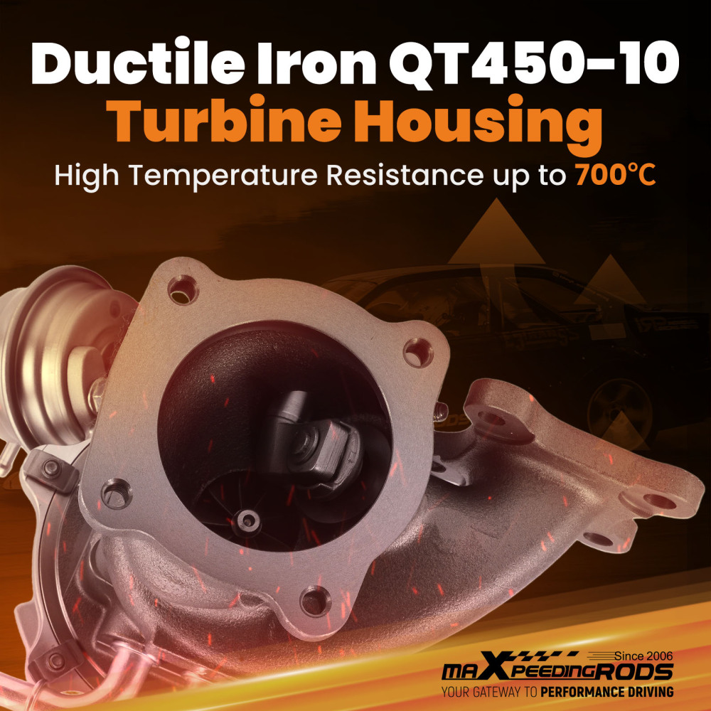 Turbo Charger compatible for Ford Fiesta Focus EcoSport 1.0L EcoBoost 74Kw 1799852 1761178