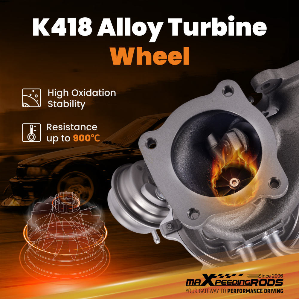 Turbo Charger compatible for Ford Fiesta Focus EcoSport 1.0L EcoBoost 74Kw 1799852 1761178