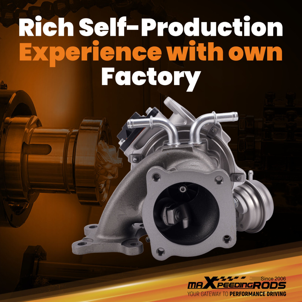 Turbo Charger compatible for Ford Fiesta Focus EcoSport 1.0L EcoBoost 74Kw 1799852 1761178