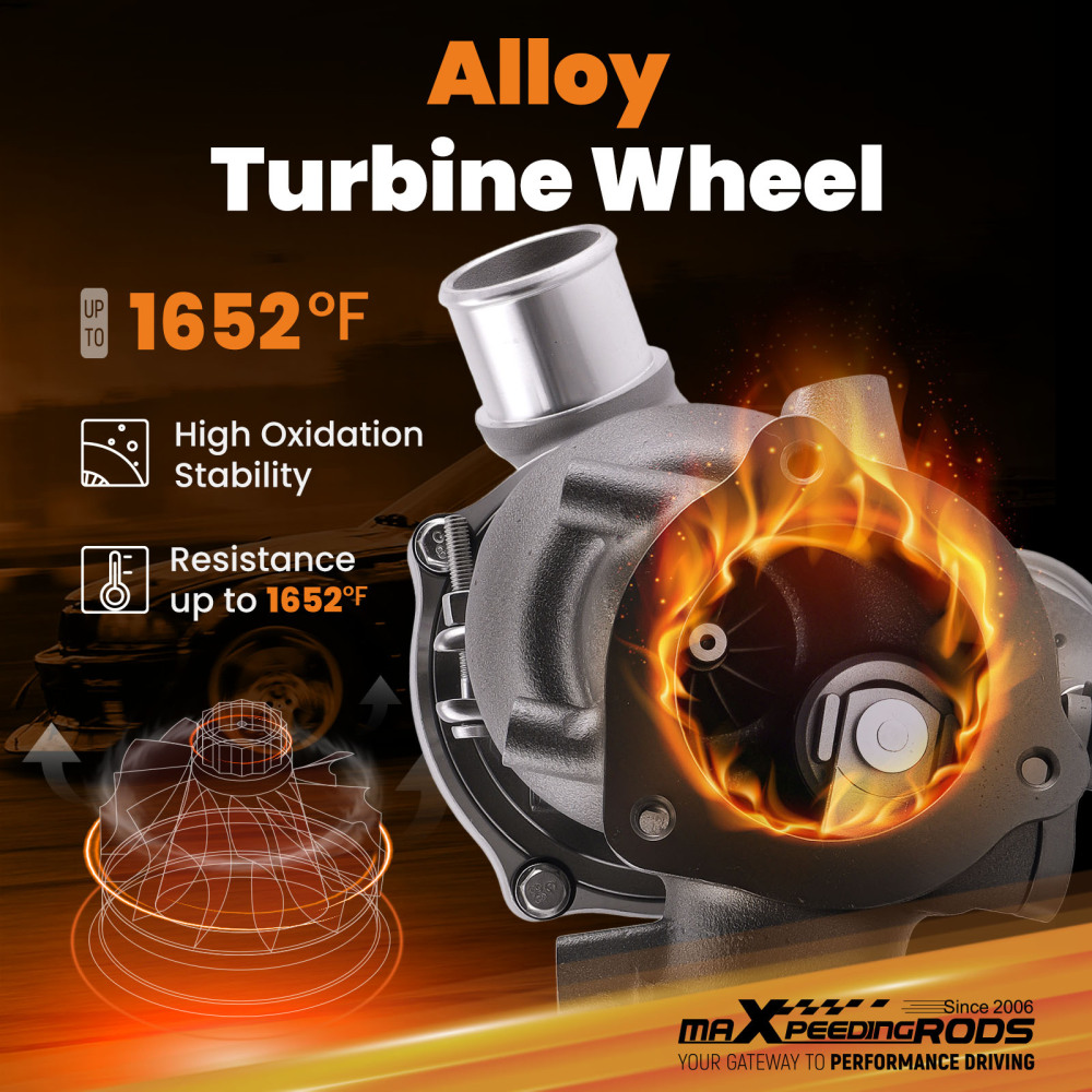 Turbo Kit K03 compatible for Kia Forte5 Forte Koup compatible for Hyundai Veloster 1.6L 204HP w/ Oil Line