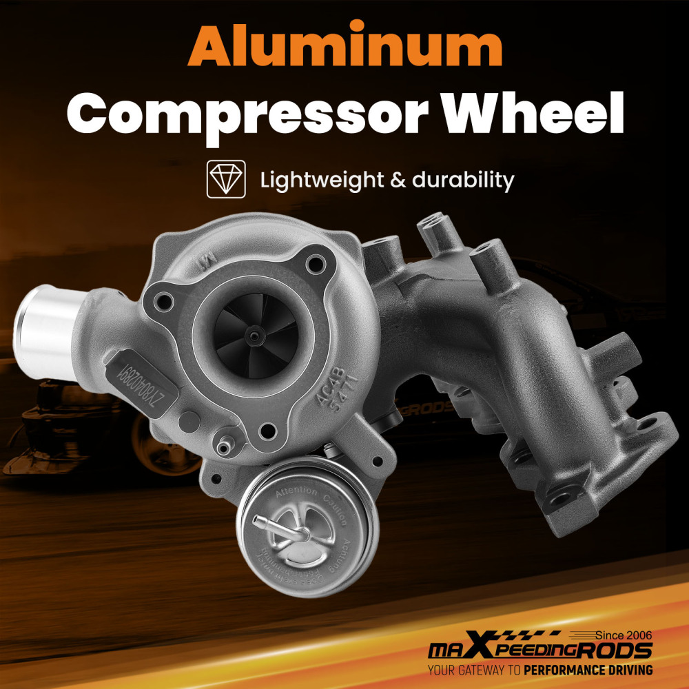 Turbo Kit K03 compatible for Kia Forte5 Forte Koup compatible for Hyundai Veloster 1.6L 204HP w/ Oil Line
