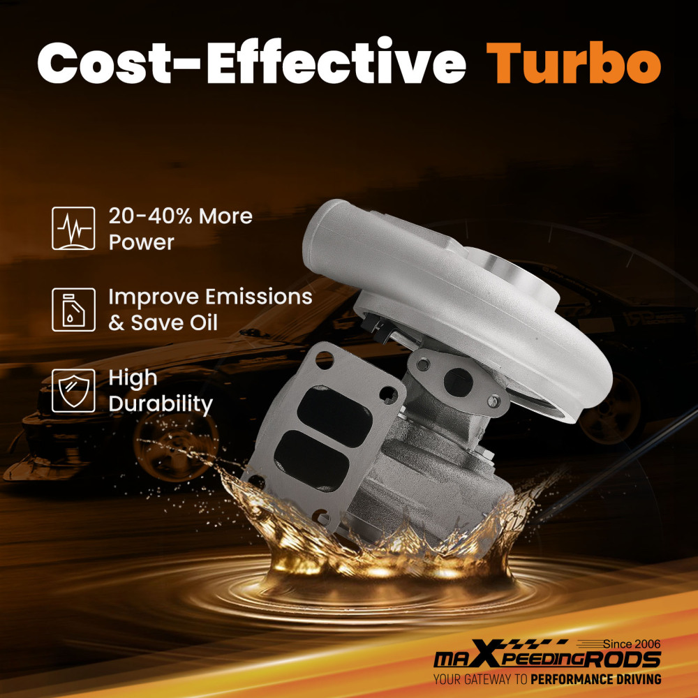 H1C Turbo Turbocharger compatible for Cummins Various with 6BT, 6BT-590, 6T-590  1994-