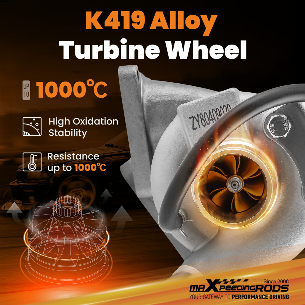 TD03L4 Billet Turbocharger compatible for Ford Transit 2.2 TDCi 63KW 49131-05312 PUMA