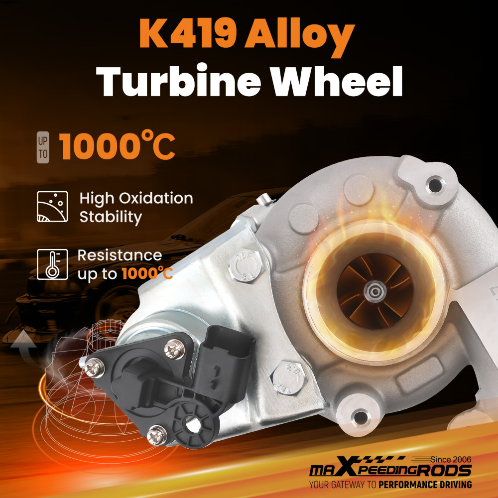 Billet Turbocharger compatible for Ford B-MAX C-MAX compatible for Citroen Berlingo compatible for Peugeot 208 1.6 HDi