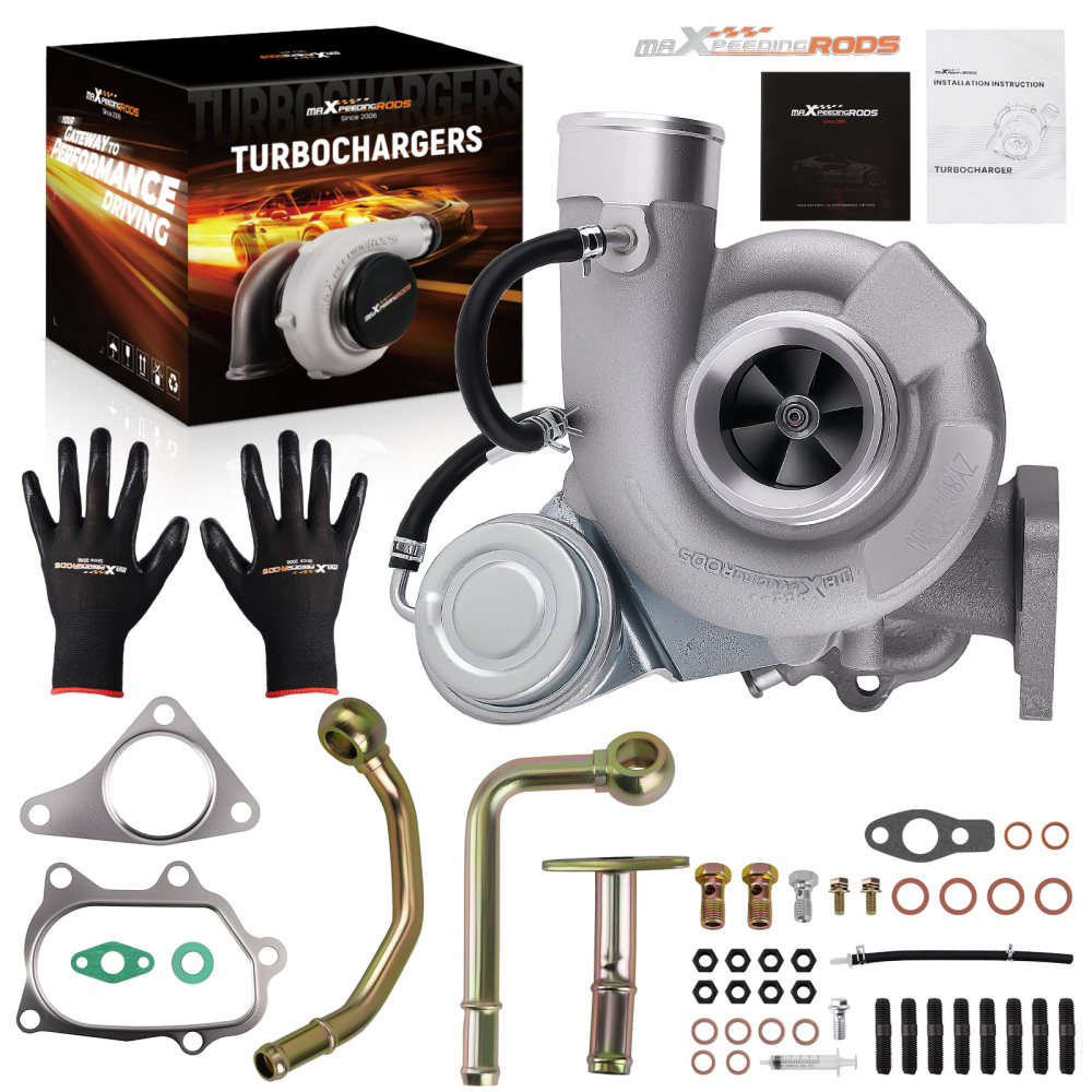 TDO4L-13T Turbo Oil Lines Pipe Kit compatible for Subaru Forester Impreza WRX WRX-NB 2.0L