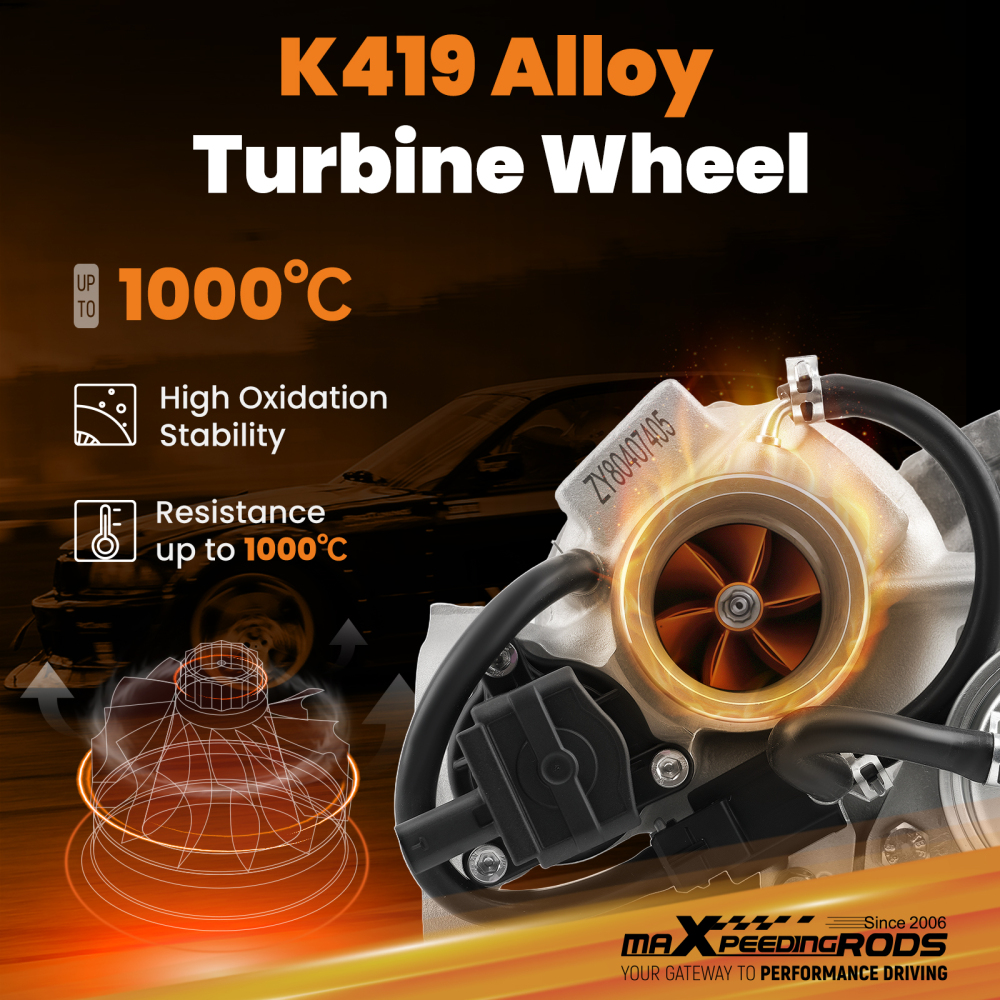 Upgrade Billet Turbo compatible for Cadillac ATS compatible for CTS CT6 Chevrolet Malibu Equinox 2.0L