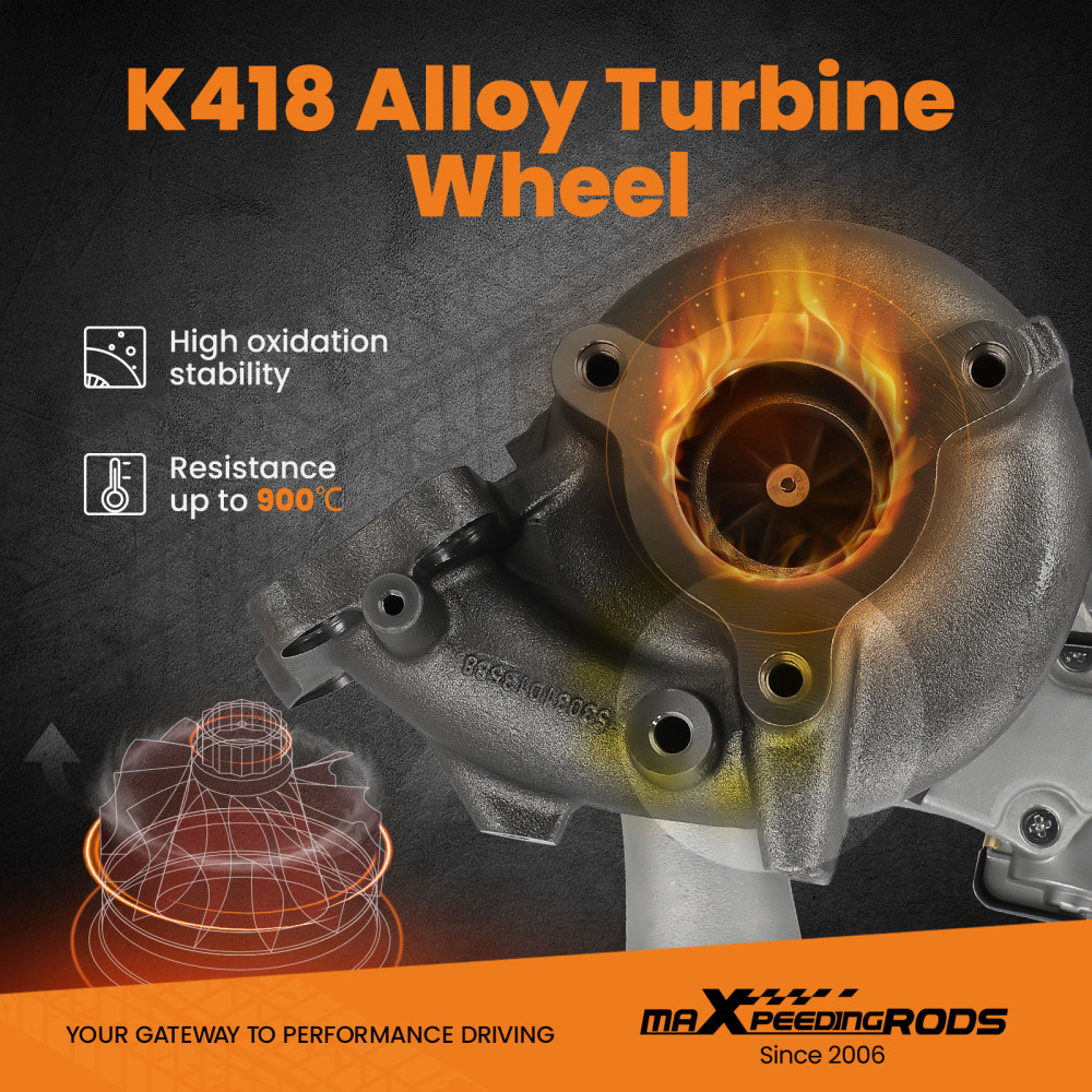 BV45 Turbocharger compatible for Nissan Navara D40/ Pathfinder YD25 2.5L 2010+ 53039700337