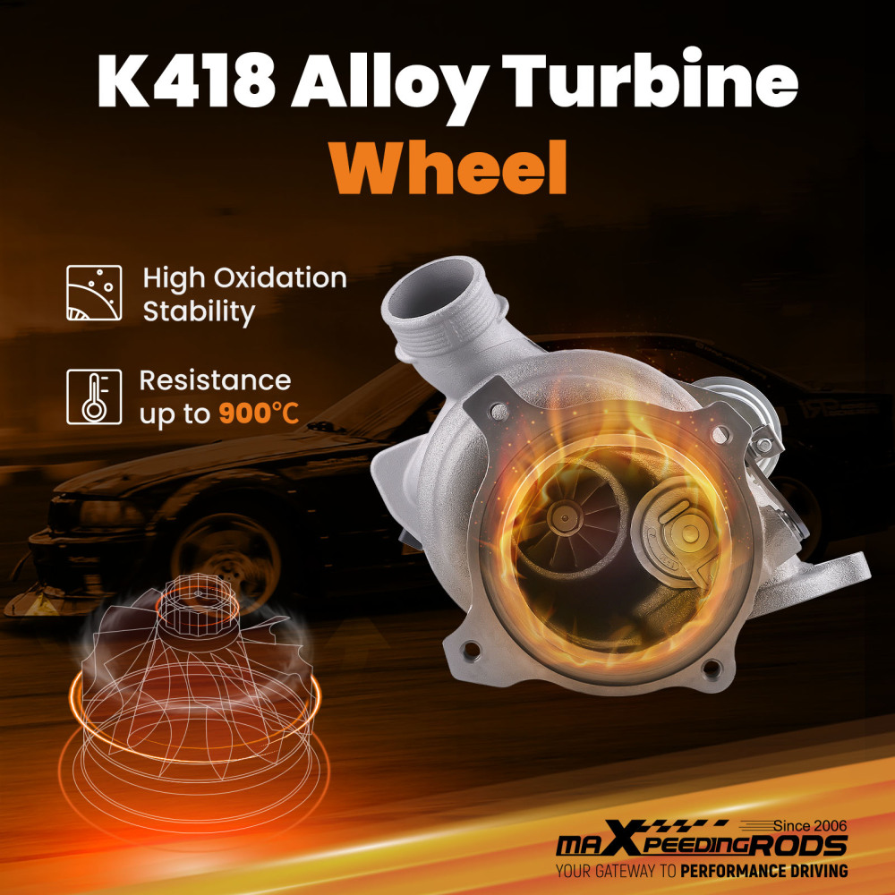 Turbo Turbocharger compatible for Volvo XC60 XC70 XC90 V70 S80 3.0L SI6T Engine 2003-2016