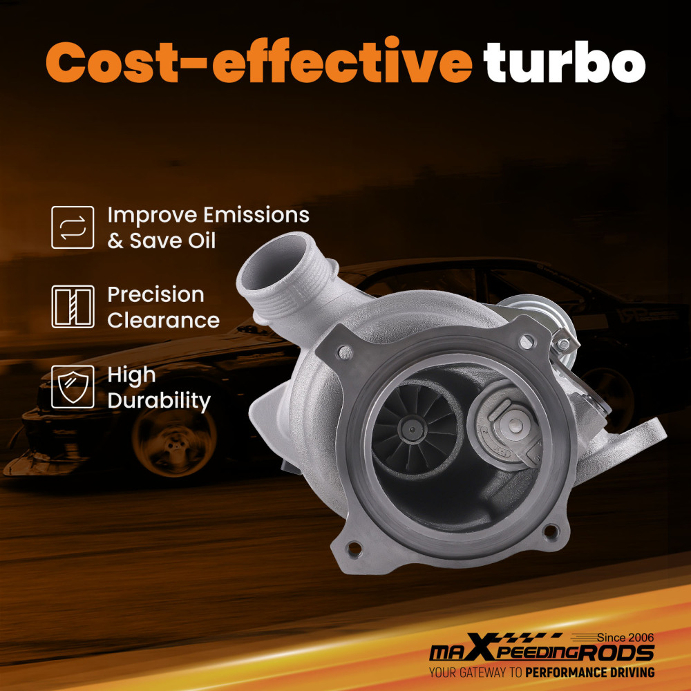 Turbo Turbocharger compatible for Volvo XC60 XC70 XC90 V70 S80 3.0L SI6T Engine 2003-2016