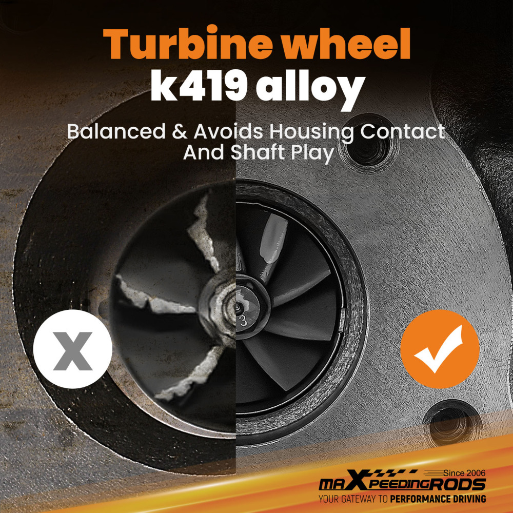 Billet Turbocharger compatible for Renault Megane II Scenic 1.5 dCi 2005-2010 8200578381