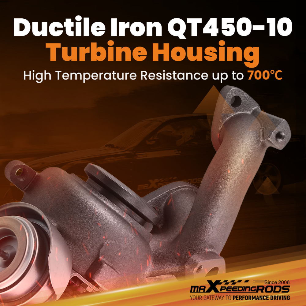 GT1749MV Turbo Turbocompressore compatibile per Audi/VW/Seat/Skoda 2.0TDI BKD / AZV / BKP