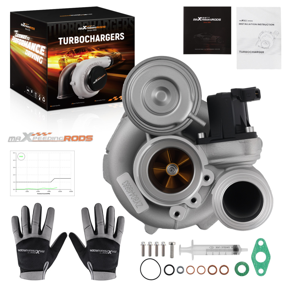 Billet Turbo Turbocharger compatible for BMW 4.4L N63 Engine 750i 750Li 650i 550i xDrive