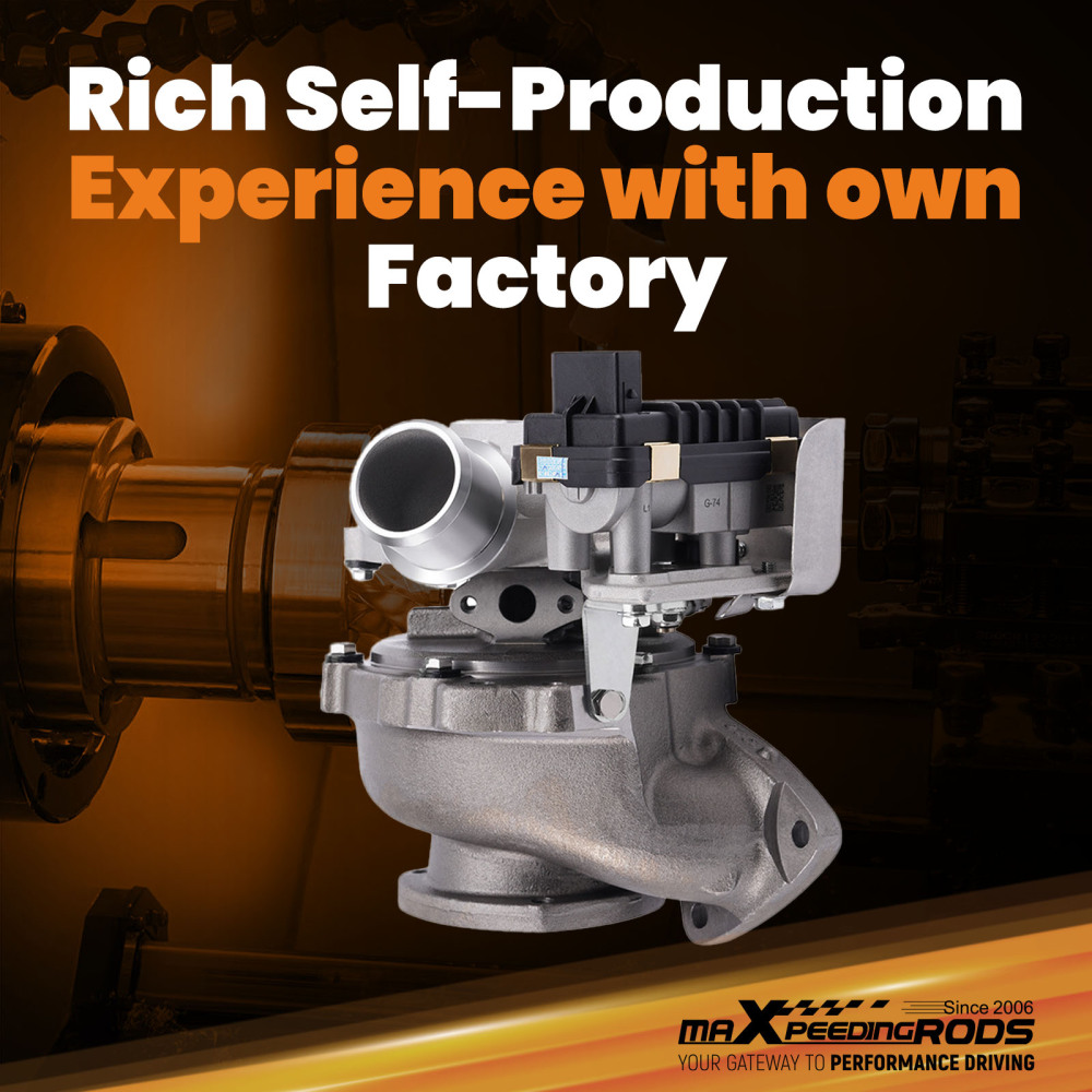 Turbo Charger compatible for Ford Ranger 3.2 TDCI  compatible for Mazda BT50 812971-5006S Oil Cooled@JGdpEO