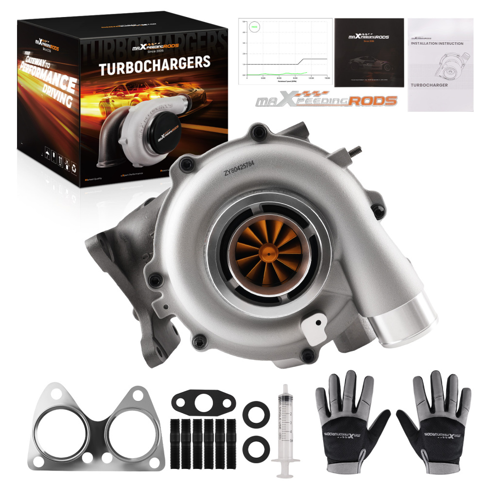 New Billet Turbo compatible for Chevy Chevrolet Express compatible for Silverado 6.6L 2500 3500 4500 04-10