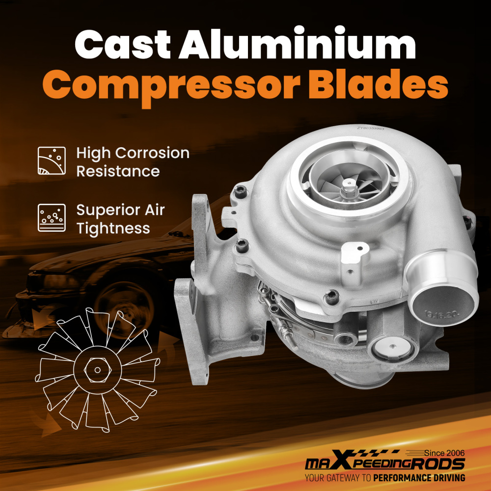 Turbo compatible for Chevy Silverado GMC Sierra 2500 3500 6.6L compatible for Duramax 2011-16 Turbocharger