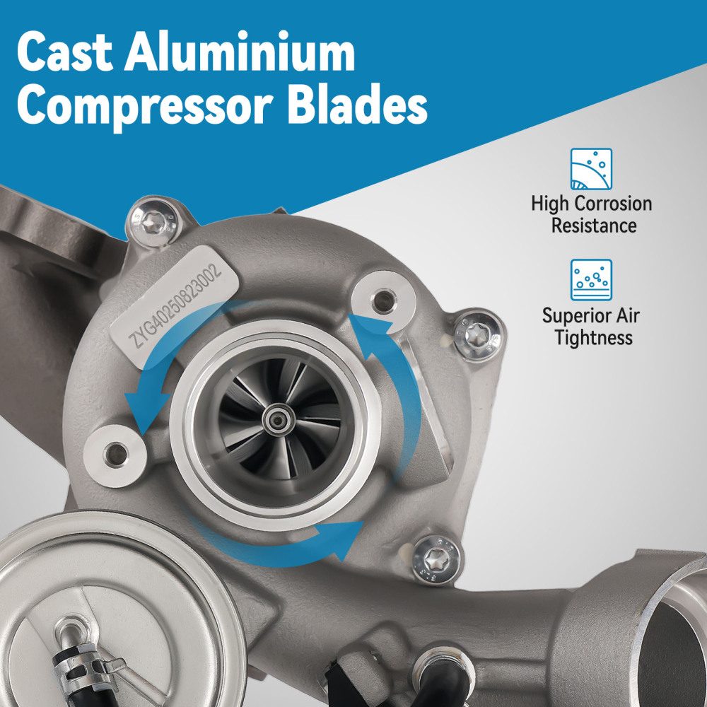 Turbo compatible pour Seat Audi A3 Leon compatible pour VW Golf 1.4 TSI GTE 04E145702H 16389880000 12-16