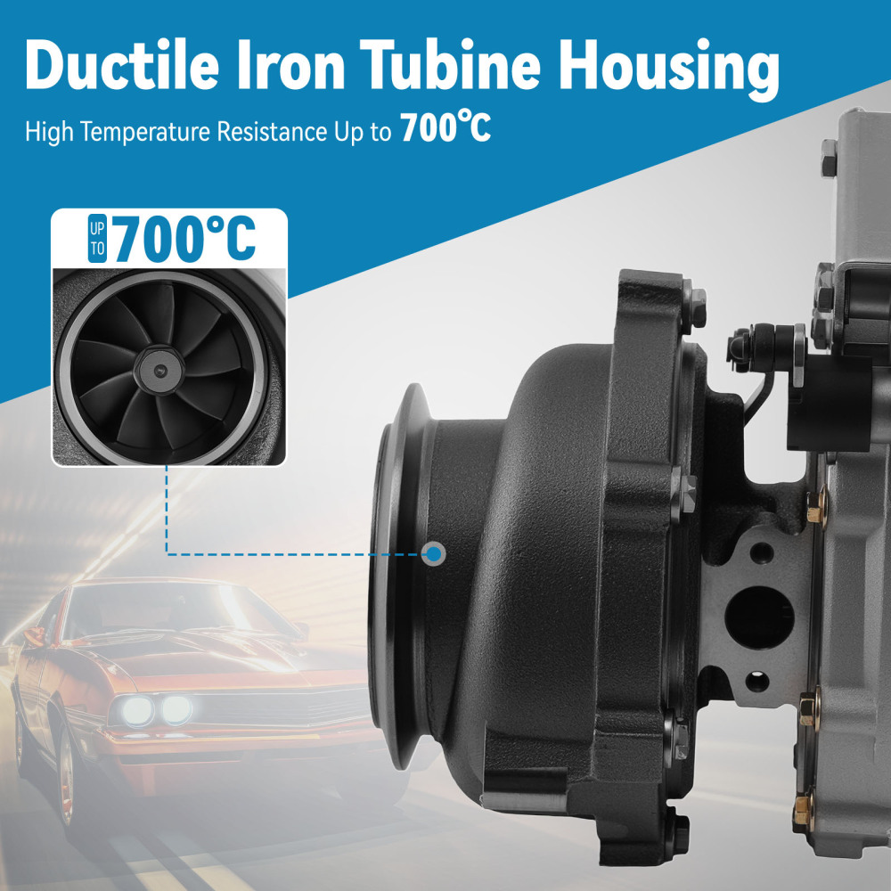 Turbocompresseur GTB2365VK compatible pour BMW 325d E90 E91 E92 E93 45kW 2006-2010 758352-5