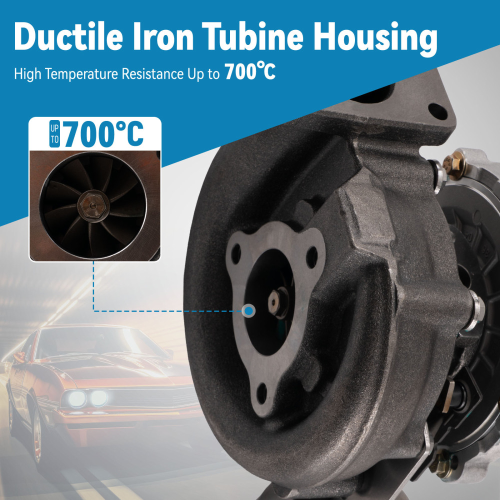 Turbolader Turbo GT2252V compatible pour VW Transporter Bus 2.5 TDI 111KW 2000-2003 454192-1