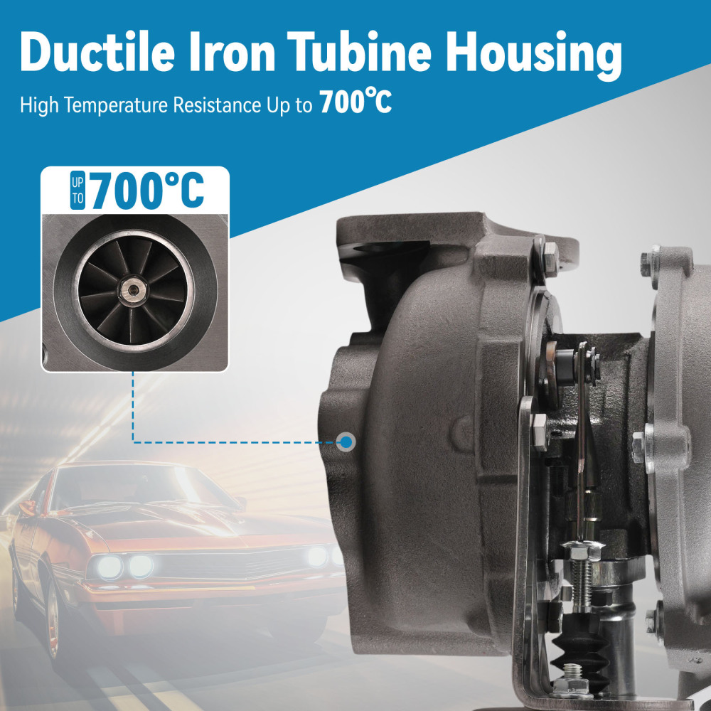 Turbocompresseur compatible pour Opel Astra H 1.7 CDTi 81/92KW 2007-2014 5860938 DW12B NEW