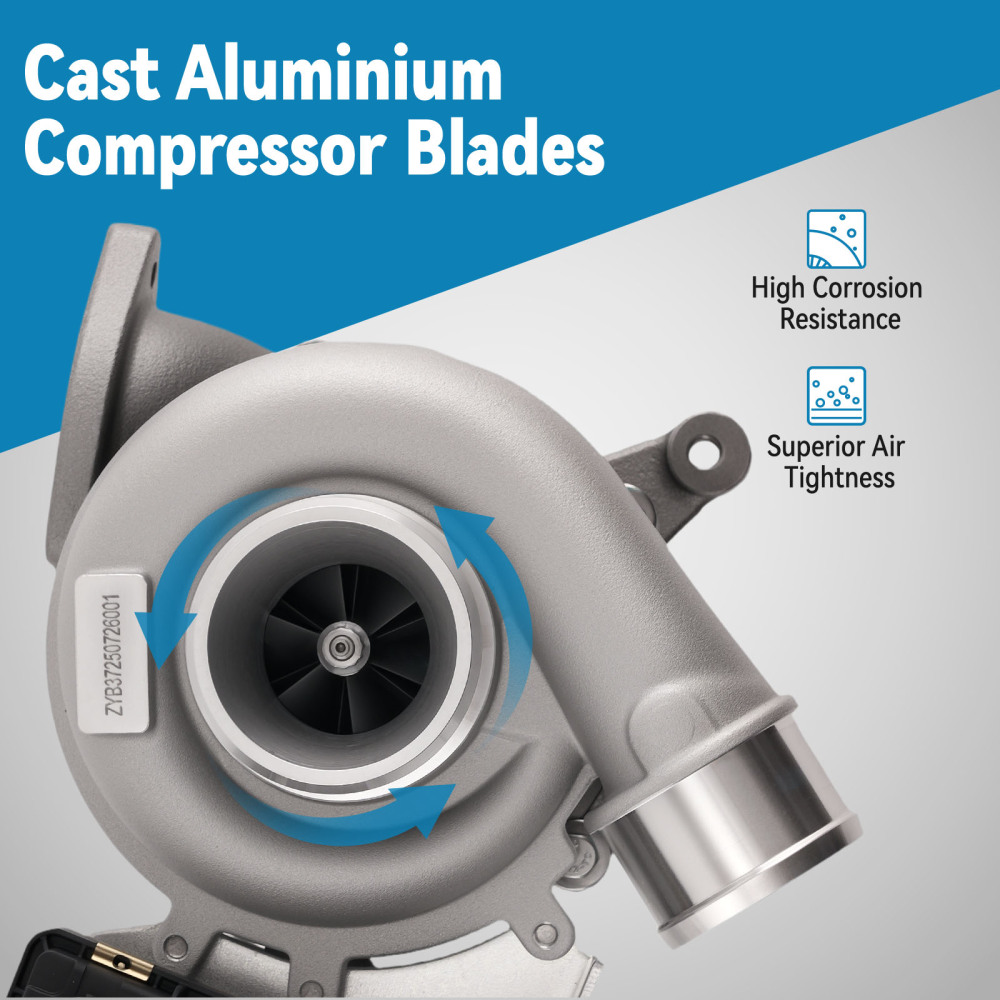 Turbocompresseur GTB1752VK compatible pour Land Rover Freelander 2 2.2 TD4 4x4 2007-2014