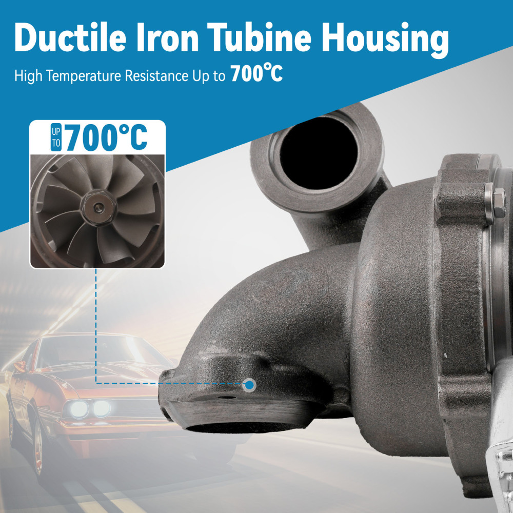 Turbocompresseur GTA1749V compatible pour Ford Focus C-Max 1.8 TDCi 85KW 2005-2010 742110-4