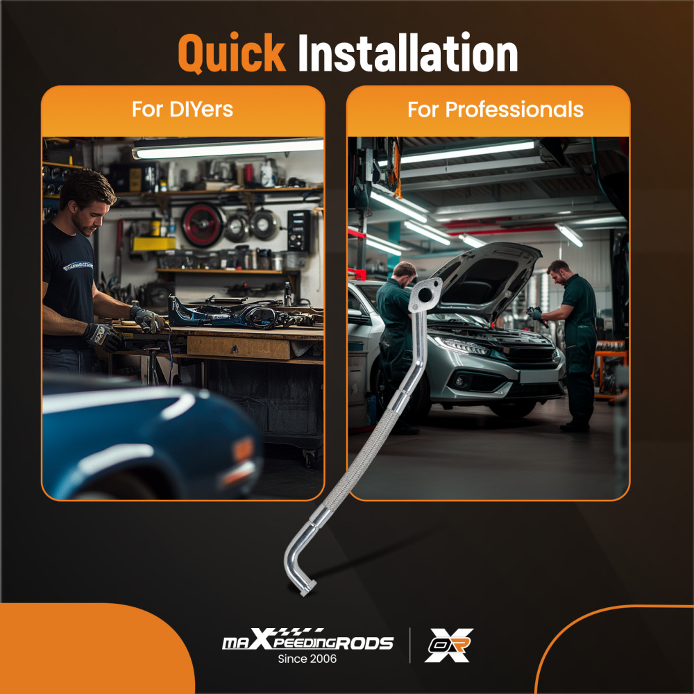 K04 Turbo Oil Return Line Kit compatible for VW Beetle Jetta compatible for Golf GTI compatible for Audi TT 1.8T K04-001