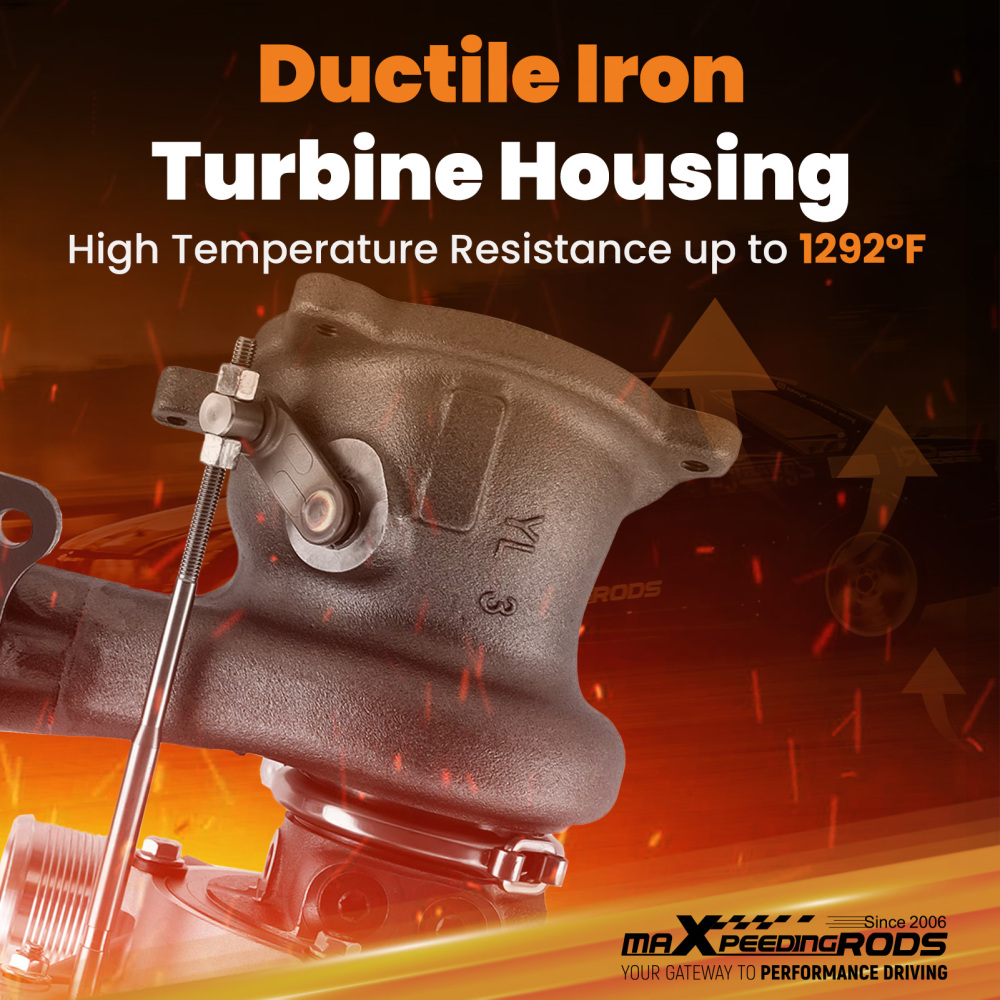Turbo Turbocharger Kit compatible for Ford Fusion 14-20 Escape 17-19 1.5L + Oil Return Line