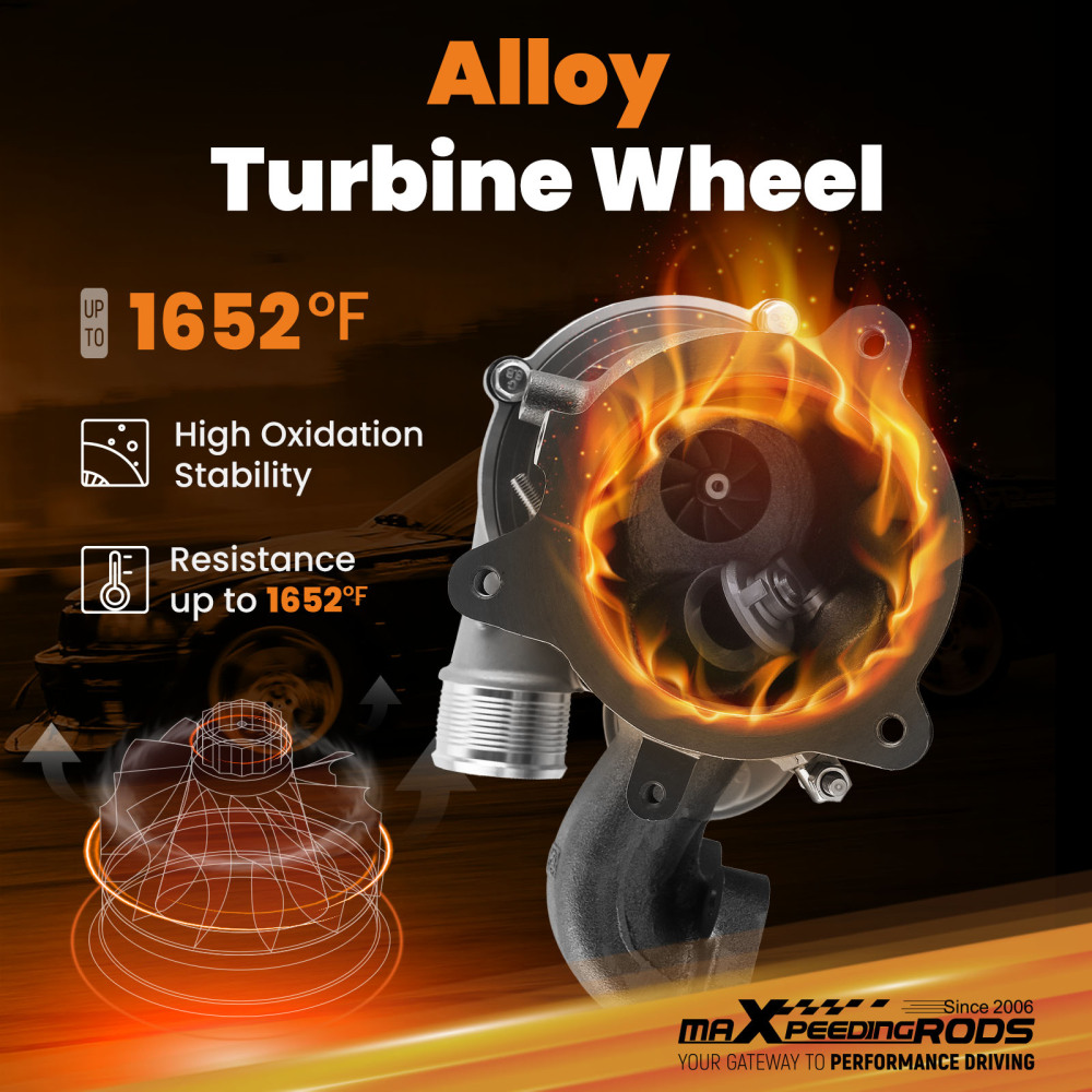 Turbo Turbocharger Kit compatible for Ford Fusion 14-20 Escape 17-19 1.5L + Oil Return Line
