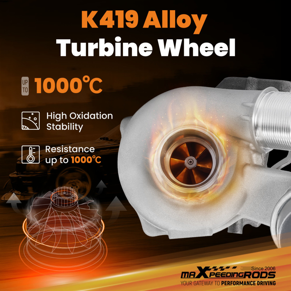 Twin Upgraded Billet Turbo compatible for Ford F150 2.7L V6 2015 2016 2017 Turbocharger