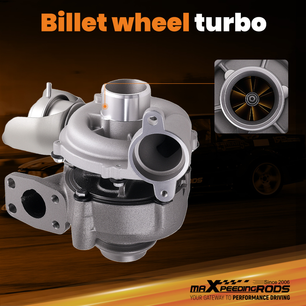 Billet Turbocharger compatible for Peugeot Ford Citroen Mazda 1.6 HDI 109 HP 753420 Turbo