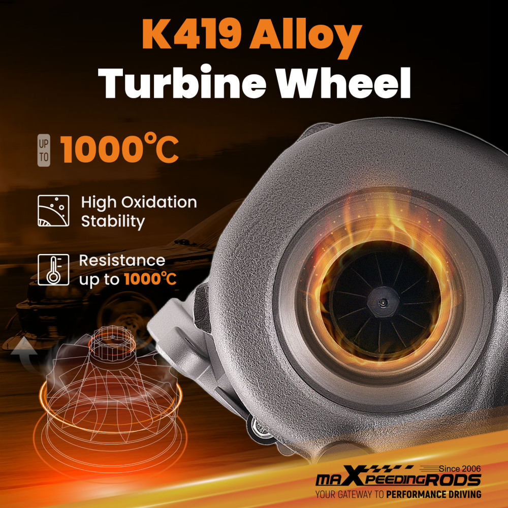 Billet Turbocharger compatible for Peugeot Ford Citroen Mazda 1.6 HDI 109 HP 753420 Turbo