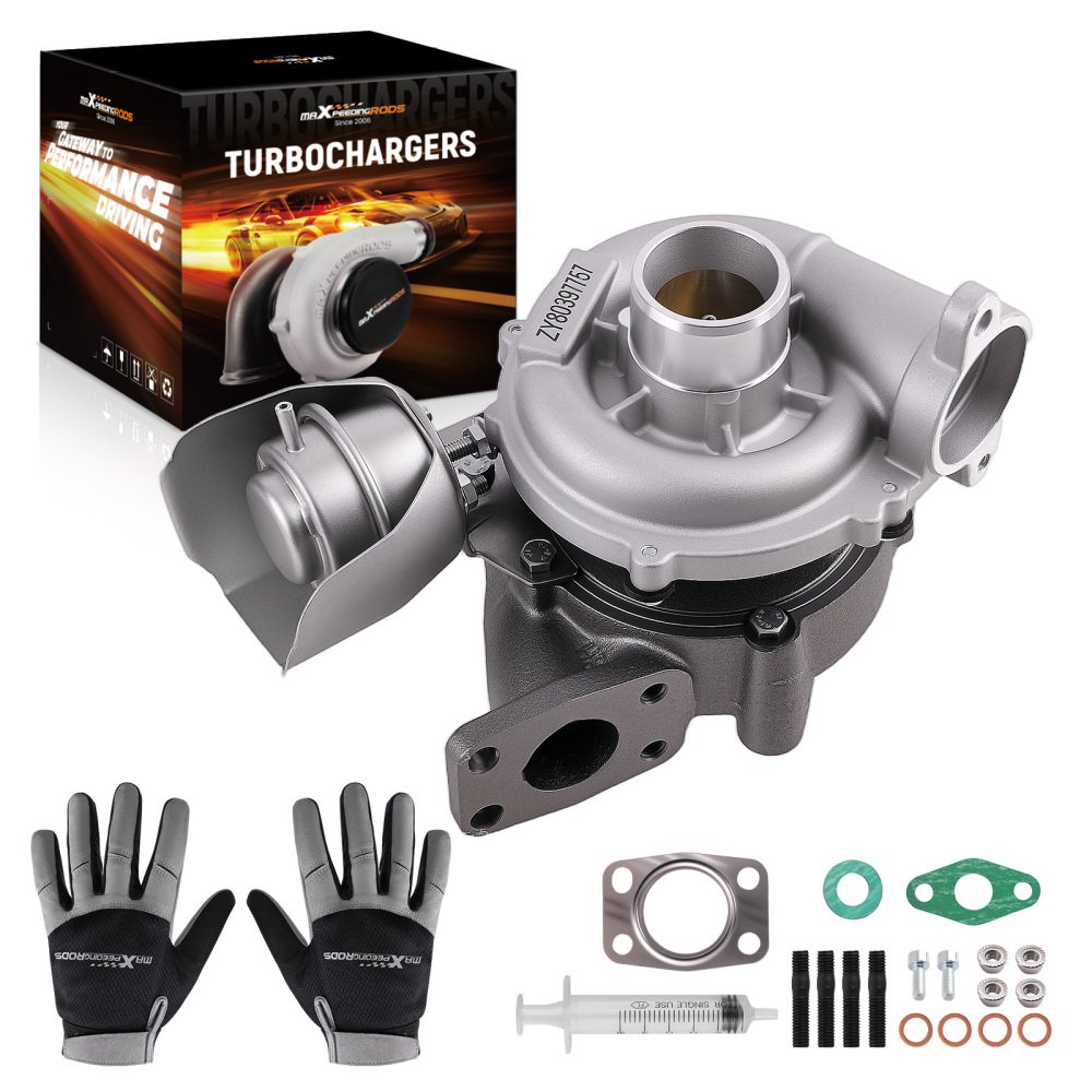 Billet Turbocharger compatible for Peugeot Ford Citroen Mazda 1.6 HDI 109 HP 753420 Turbo