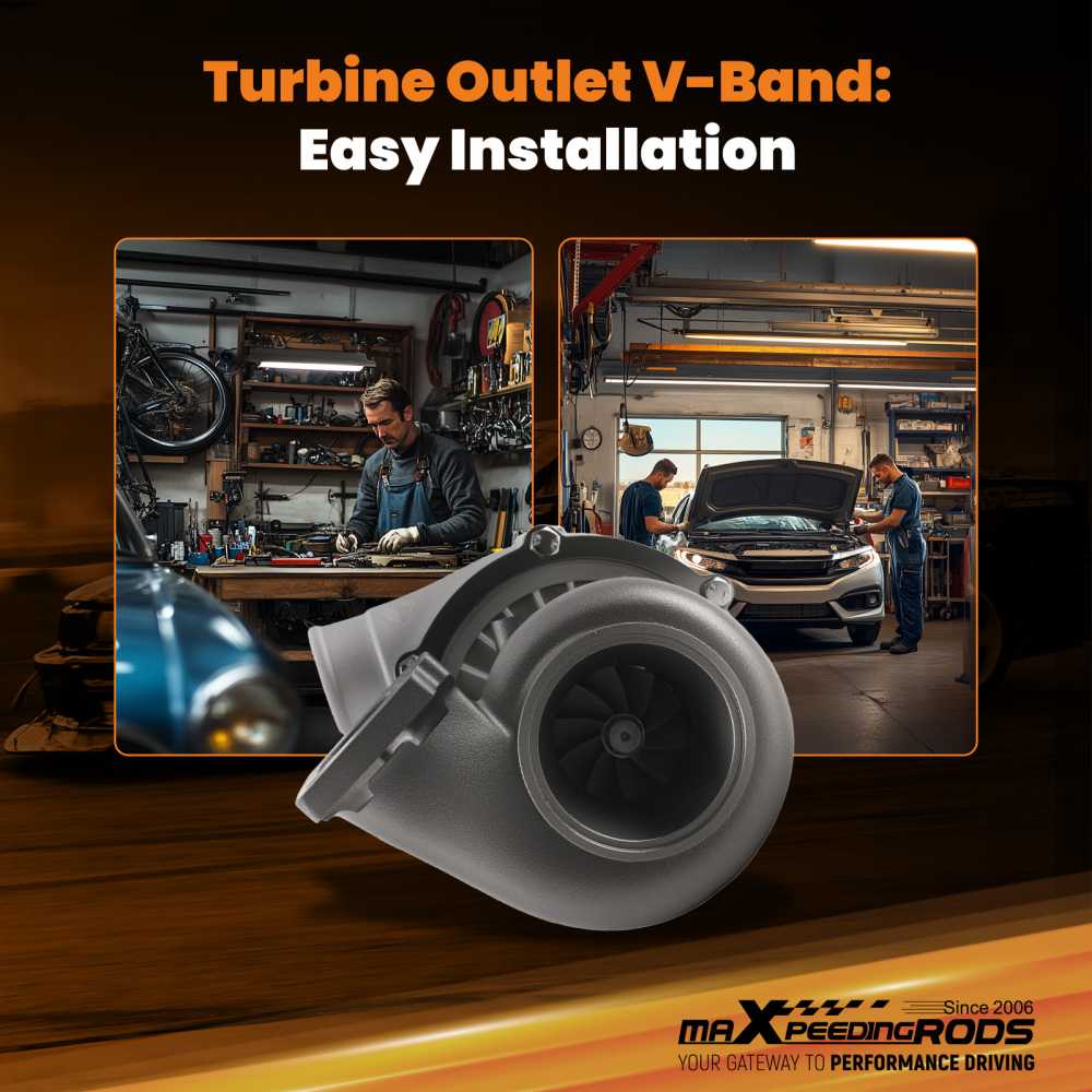 GT30 GT3076 GT3037 Turbo Turbina Turbocompressore Street version 500BHP