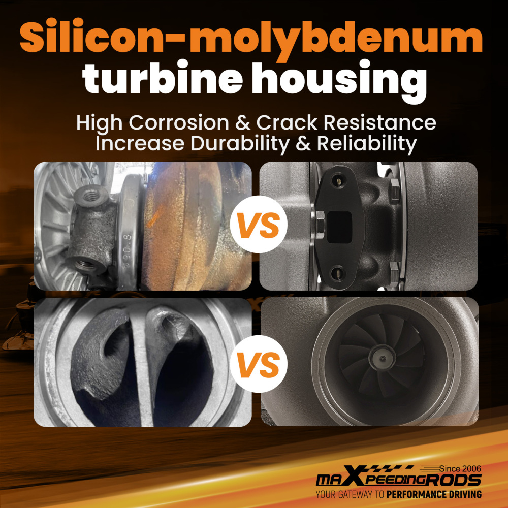 GT30 GT3076 GT3037 Turbo Turbina Turbocompressore Street version 500BHP