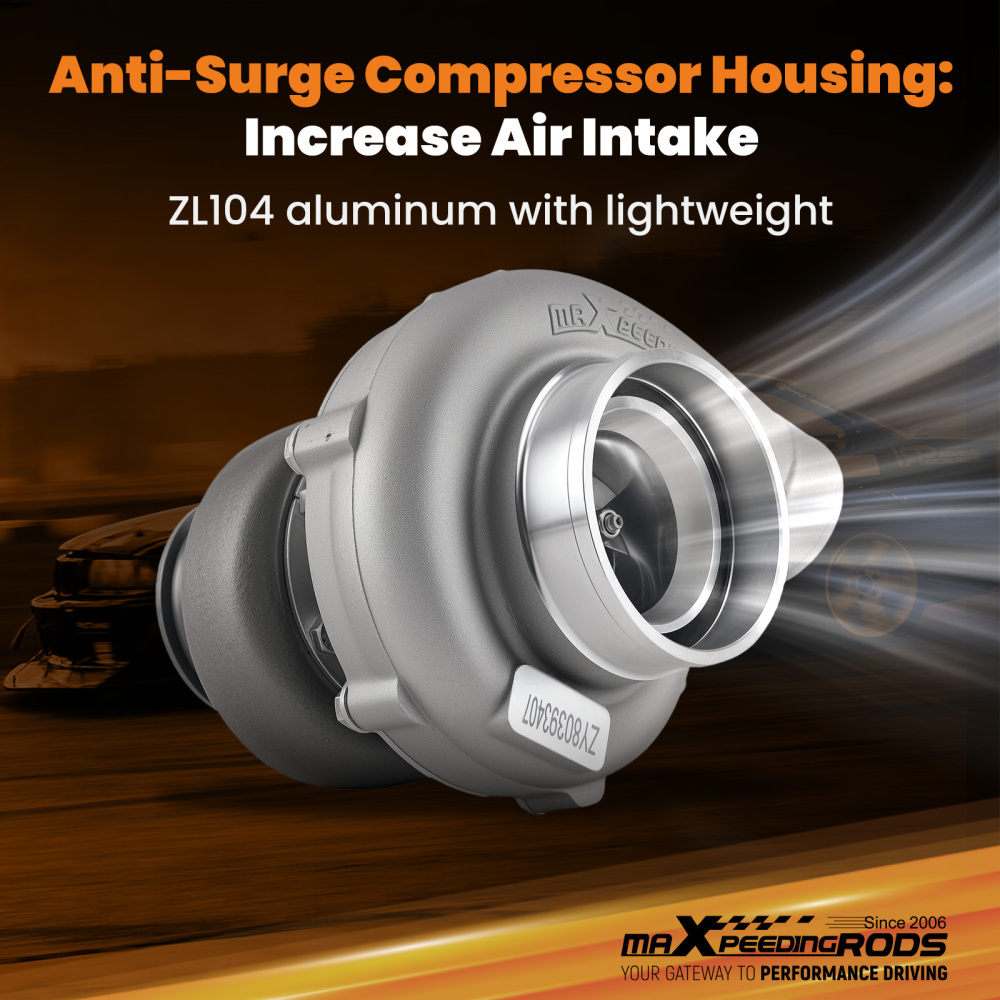 GEN2 Universal A/R 0 .7 Turbocharger 600HP for 4/6 Cylinder 2.5L-6.0L Engines