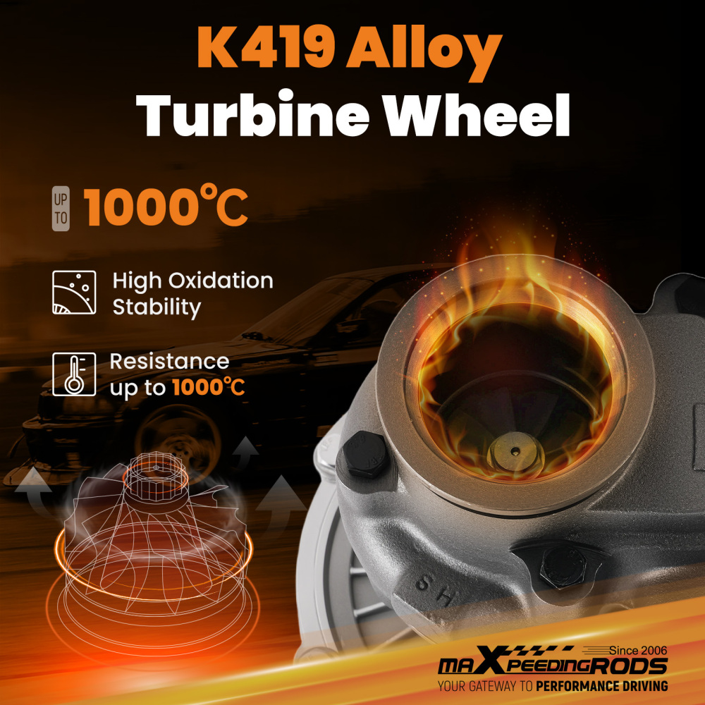 Universal Billet T3 Tubo Oil Cooled V-bandWet Float Fitfor 1.5-2.5L 4 6 Cyl