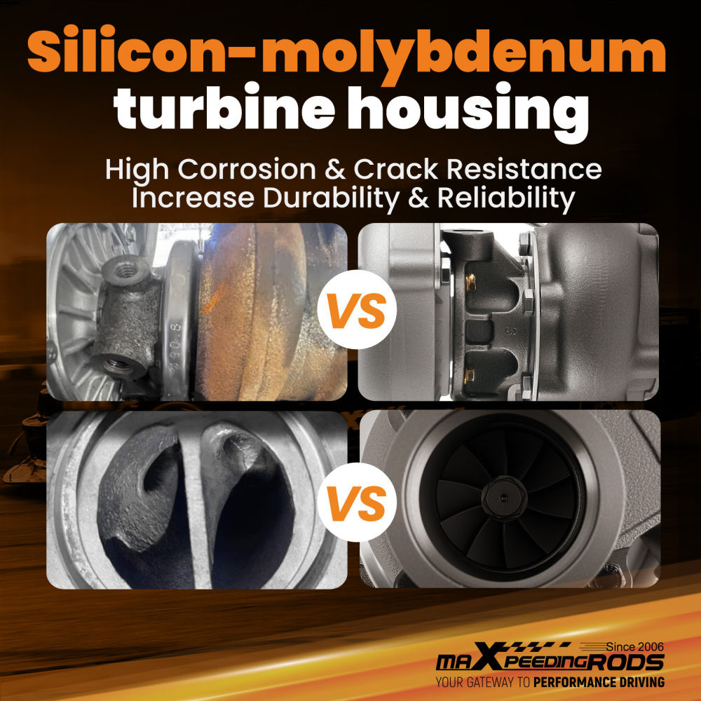 Billet T3 Turbocompressore Universal Turbo for 4 / 6 CYL A/R 0.63 for 4 or 6 CYL