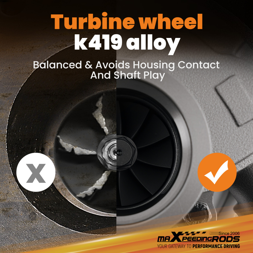 Billet T3 Turbocompressore Universal Turbo for 4 / 6 CYL A/R 0.63 for 4 or 6 CYL