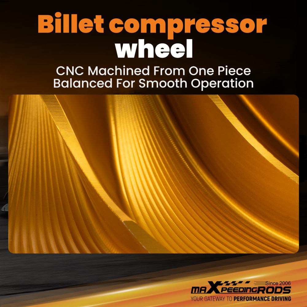 Billet T3 Turbocompressore Universal Turbo for 4 / 6 CYL A/R 0.63 for 4 or 6 CYL