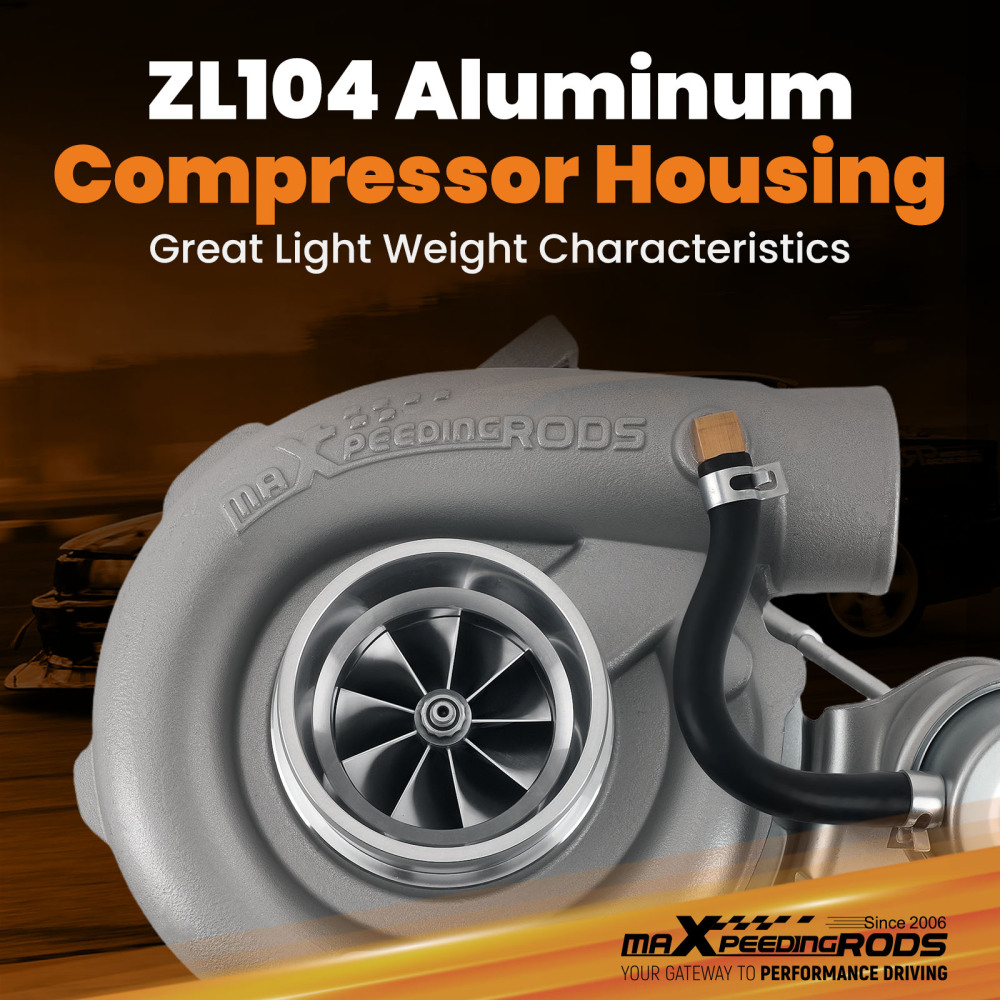 T3 T04E GEN2 Turbocharger .63 A/R 48.1 Trim V-Band Flange for 4-6 Cyl 1.5-2.5L