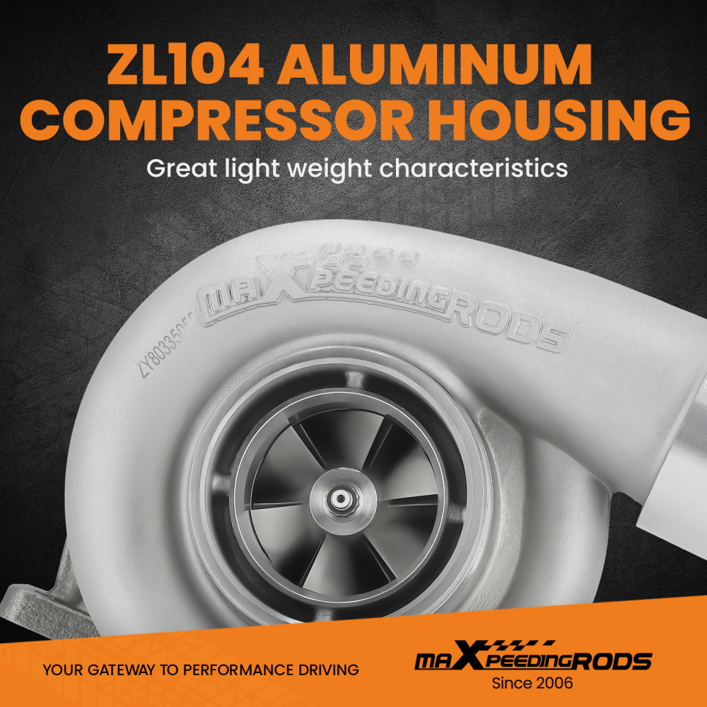 GT45 Turbocharger Turbo Universal 1.05 A/R T4 V-band Intercooler Piping Kit