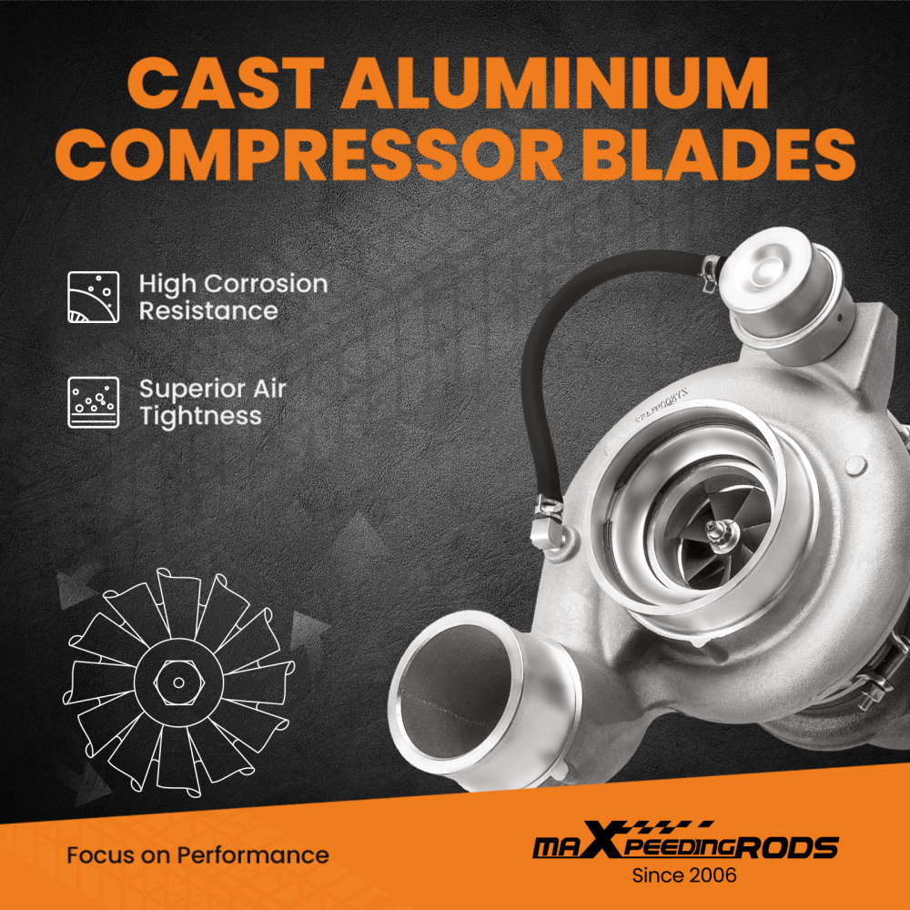 HY35W Turbine compatibile per Dodge Ram 2500/3500 compatibile per Cummins 6BT 5.9L diesel I6 Turbo 03-04
