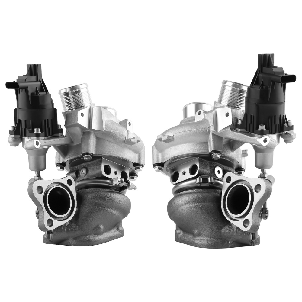 Billet Twin Turbo compatible for Ford F-150 F150 3.5L V6 2018 2019 2020 2021 Turbocharger